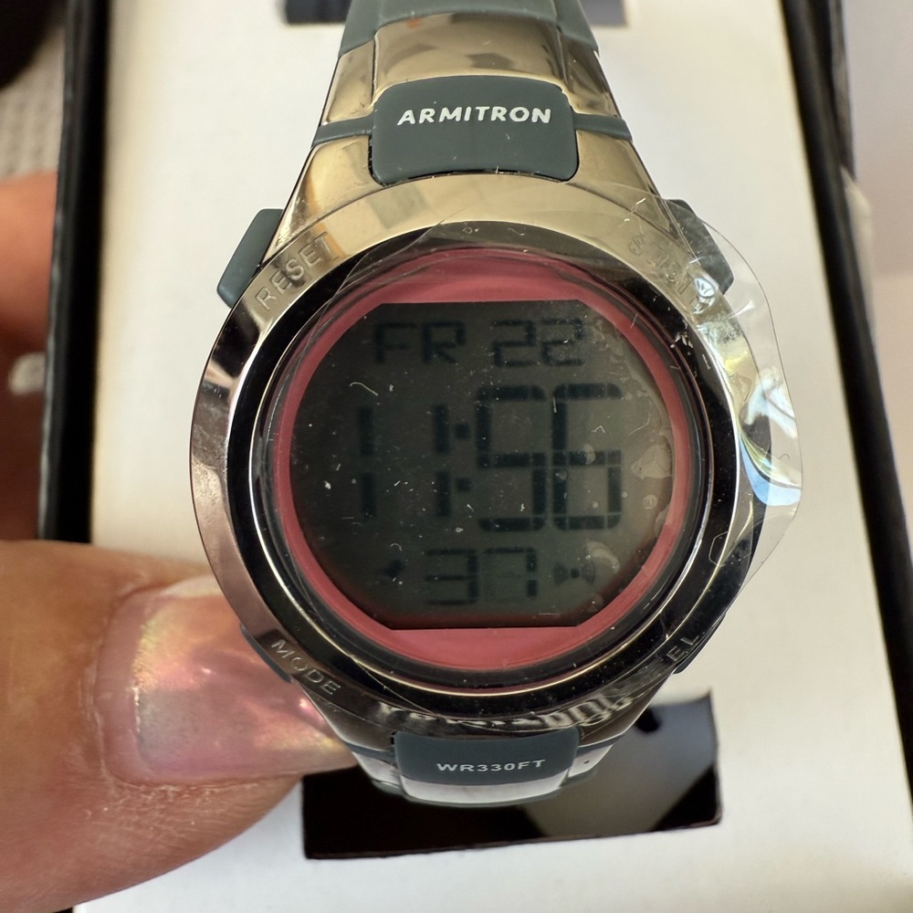 Armitron Gray and Silver Digital Smartwatch
